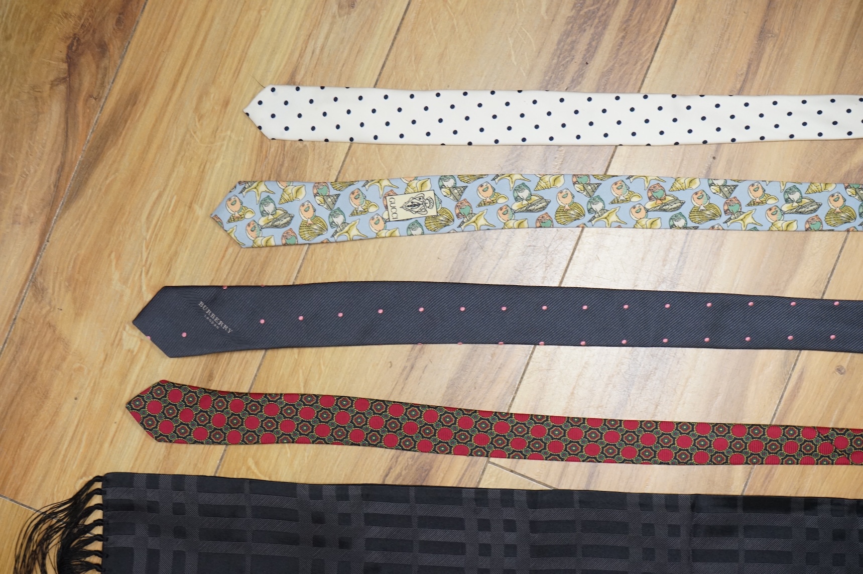 A collection of gentleman’s ties to include Turnbull & Asser, Liberty and Gucci